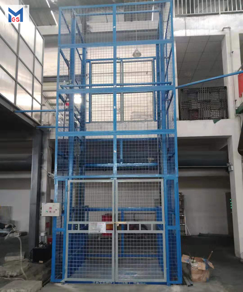 綿陽中物材料在我司訂購一臺(tái)載重3噸升高4米升降平臺(tái) 